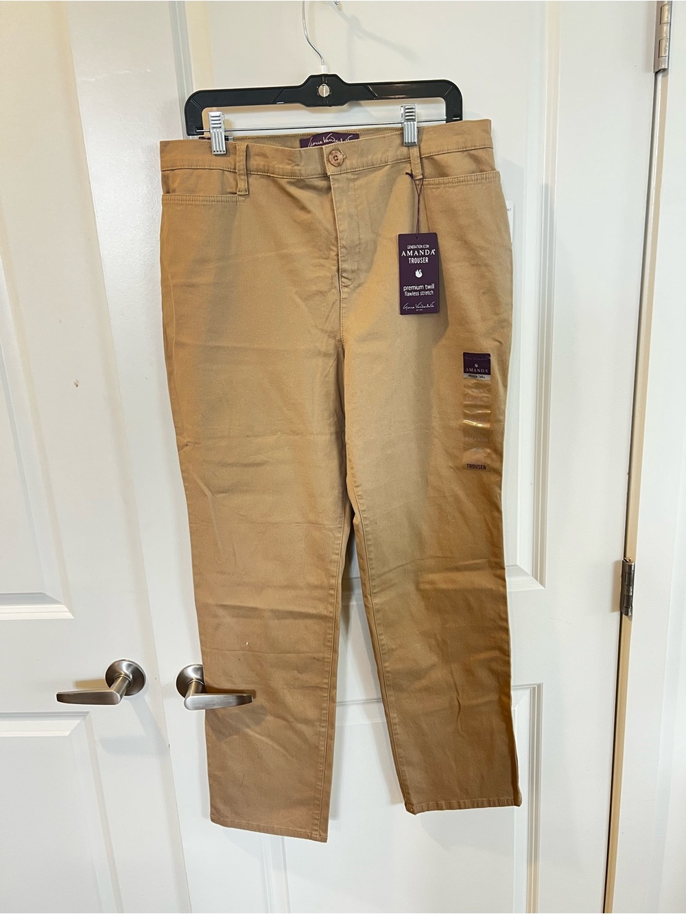 Gloria Vanderbilt Amanda Woman’s Chino Pants - Tan